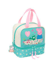 Lunchbox Peppa Pig Pretty flowers Yellow Mint 20 x 20 x 15 cm