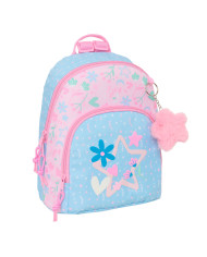 Rucksack BlackFit8 Smile Pink Light Blue 25 x 30 x 13 cm Mini