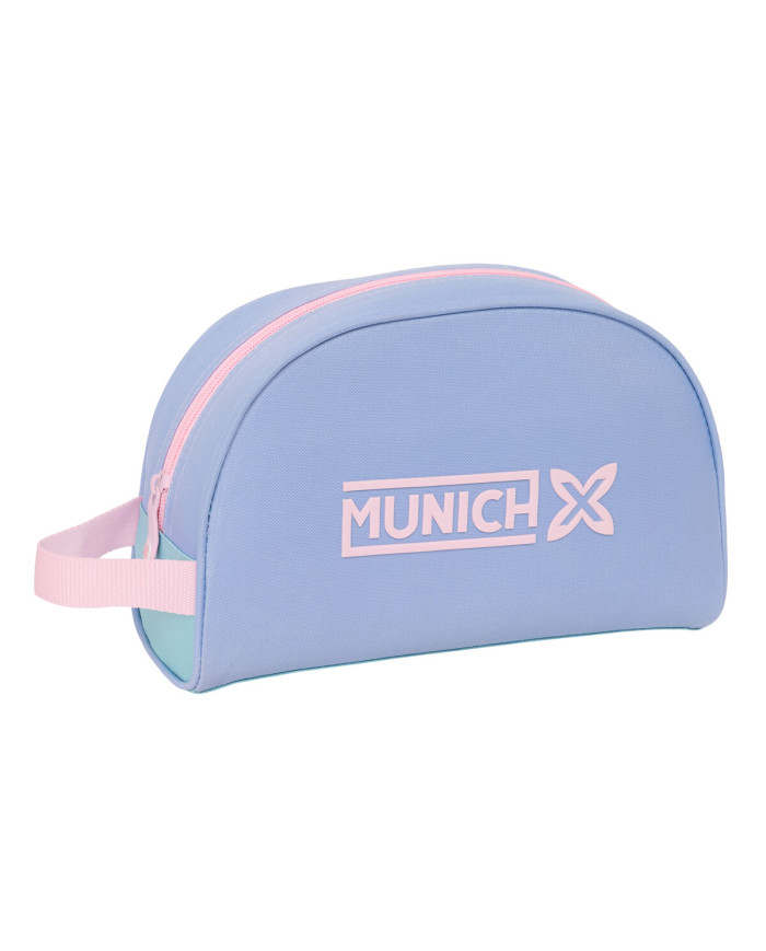 Travel Vanity Case Munich Mellow Blue Pink Sky blue 28 x 18 x 10 cm