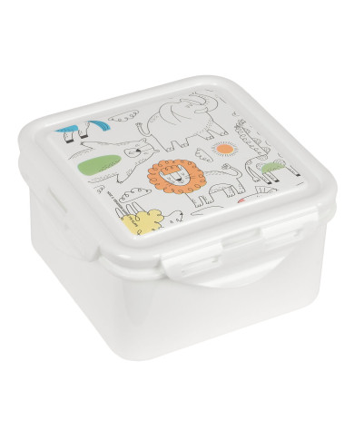 Lunch box Safta Zoo Beige 13 x 7.5 x 13 cm