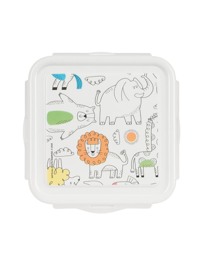 Lunch box Safta Zoo Beige 13 x 7.5 x 13 cm