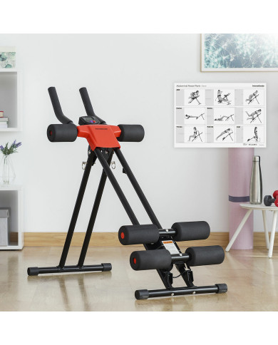 Folding Abdominal Machine with Exercise Guide InnovaGoods V0103487 (Refurbished B)