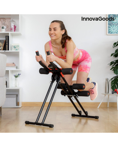 Folding Abdominal Machine with Exercise Guide InnovaGoods V0103487 (Refurbished B)