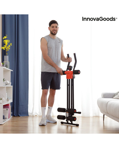 Folding Abdominal Machine with Exercise Guide InnovaGoods V0103487 (Refurbished B)