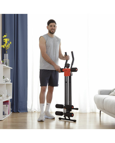 Folding Abdominal Machine with Exercise Guide InnovaGoods V0103487 (Refurbished B)