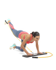 Push-Up Board with Resistance Bands and Exercise Guide Pulsher InnovaGoods