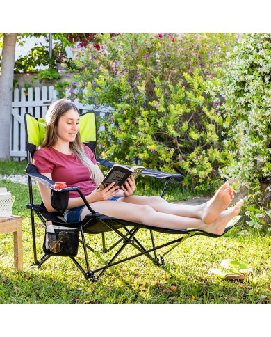 Folding Lounger Camping Chair Kampfort InnovaGoods