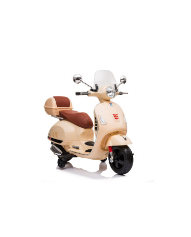 Children's Electric Scooter RunRunToys Vespa Brown 12V