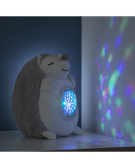 Hedgehog Soft Toy with White Noise and Nightlight Projector Spikey InnovaGoods