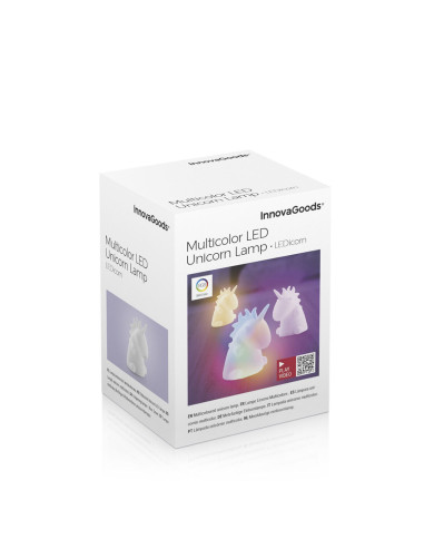 Multicolour Unicorn Lamp LEDicorn InnovaGoods
