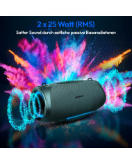 Portable Bluetooth Speakers Medion 50077074 Anthracite (Refurbished A)