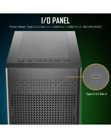 ATX Semi-tower Box Antec NX500M Black (Refurbished A)