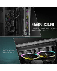 ATX Semi-tower Box Antec NX500M Black (Refurbished A)