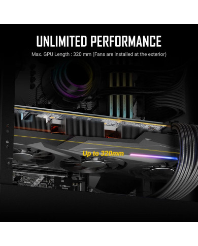 ATX Semi-tower Box Antec NX500M Black (Refurbished A)