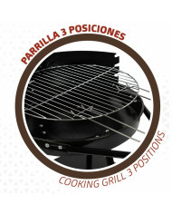Coal Barbecue with Wheels Aktive Black (Refurbished B)