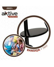 Coal Barbecue with Wheels Aktive Black (Refurbished B)