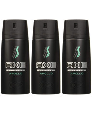 Spray Deodorant Axe Apollo 150 ml 3 Pieces