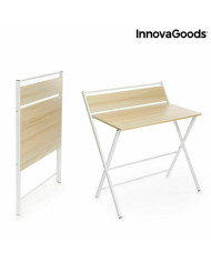 Folding Desk with Shelf InnovaGoods Tablezy Multicolour Wood (Refurbished A)