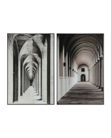 Painting Home ESPRIT Aluminium Crystal 80 x 2,5 x 120 cm