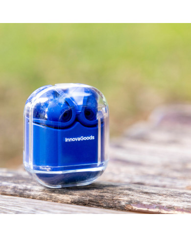 Wireless Earphones with Charging Case Blue InnovaGoods
