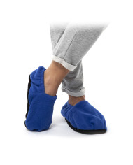 Microwavable Heated Slippers InnovaGoods Blue