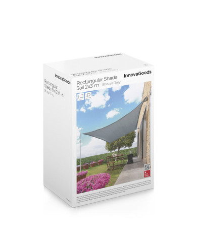 Rectangular Shade Sail Shazail InnovaGoods 2 x 3 m