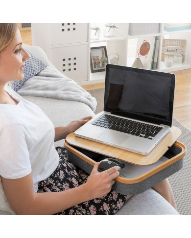 Portable Laptop Desk with Storage Tray Larage InnovaGoods