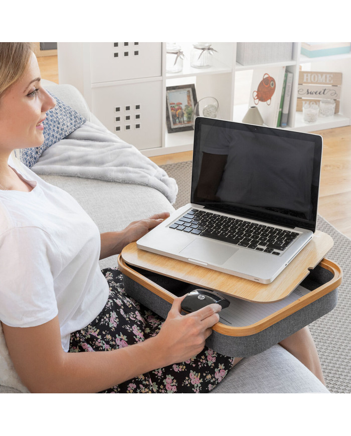 Portable Laptop Desk with Storage Tray Larage InnovaGoods