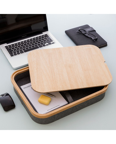 Portable Laptop Desk with Storage Tray Larage InnovaGoods