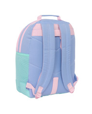 School Bag Munich Mellow Blue Pink Celeste 32 x 42 x 15 cm