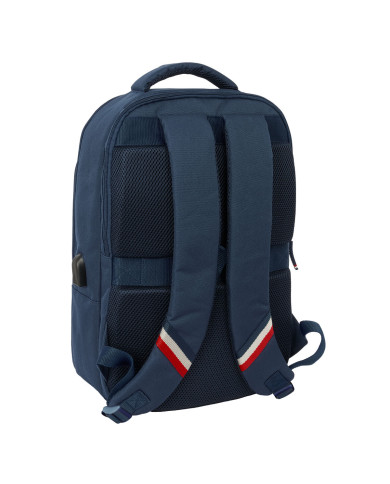 Rucksack for Laptop and Tablet with USB Output El Ganso Eclipse Navy Blue