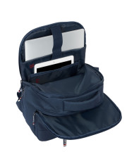 Rucksack for Laptop and Tablet with USB Output El Ganso Eclipse Navy Blue