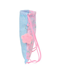 Backpack with Strings BlackFit8 Smile Blue Pink 35 x 40 x 1 cm