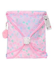 Backpack with Strings BlackFit8 Smile Blue Pink 35 x 40 x 1 cm