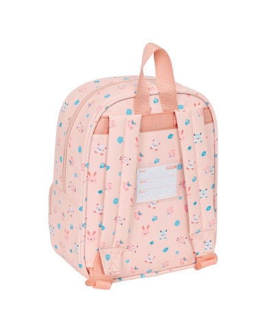 Child bag Safta Jirafa Coral 22 x 27 x 10 cm