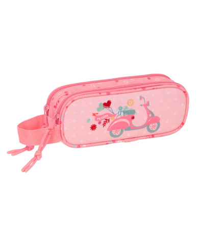 Double Carry-all Moos Passion Multicolour 21 x 8 x 6 cm