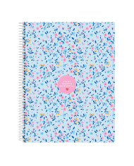 Notebook Vicky Martín Berrocal Paraíso Blue Pink A4 120 Sheets