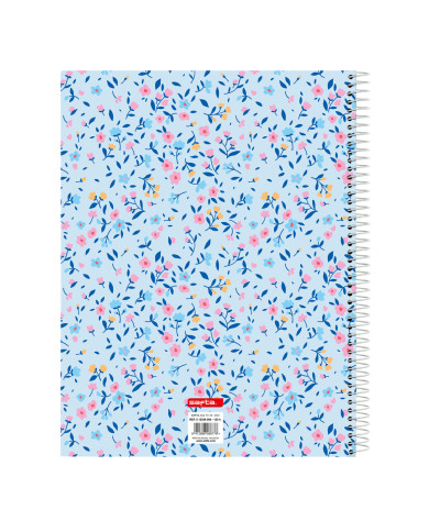 Notebook Vicky Martín Berrocal Paraíso Blue Pink A4 120 Sheets