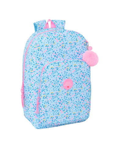 School Bag Vicky Martín Berrocal Paraíso Blue Pink 30 x 46 x 14 cm