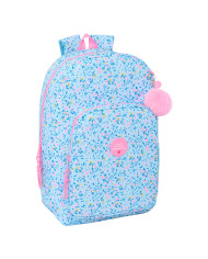 School Bag Vicky Martín Berrocal Paraíso Blue Pink 30 x 46 x 14 cm