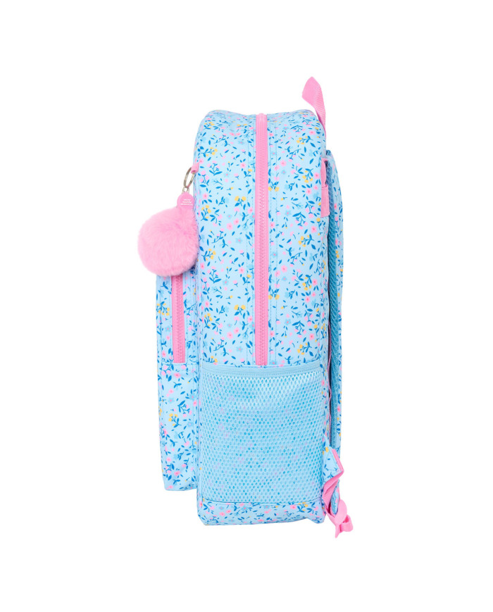School Bag Vicky Martín Berrocal Paraíso Blue Pink 30 x 46 x 14 cm