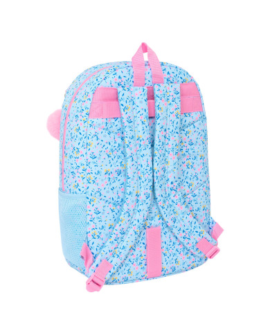 School Bag Vicky Martín Berrocal Paraíso Blue Pink 30 x 46 x 14 cm