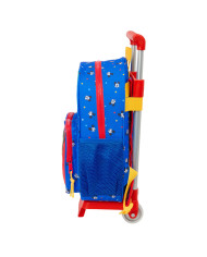 School Rucksack with Wheels Mickey Mouse Clubhouse Good day Blue 28 x 34 x 10 cm