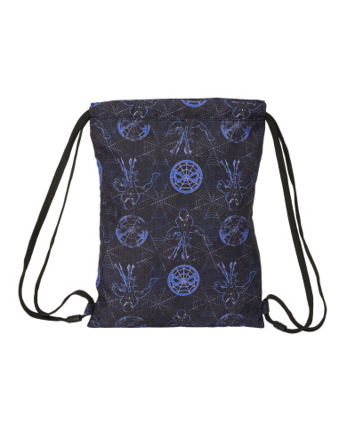Backpack with Strings Spider-Man Attack Black 26 x 34 x 1 cm