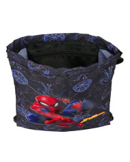 Backpack with Strings Spider-Man Attack Black 26 x 34 x 1 cm
