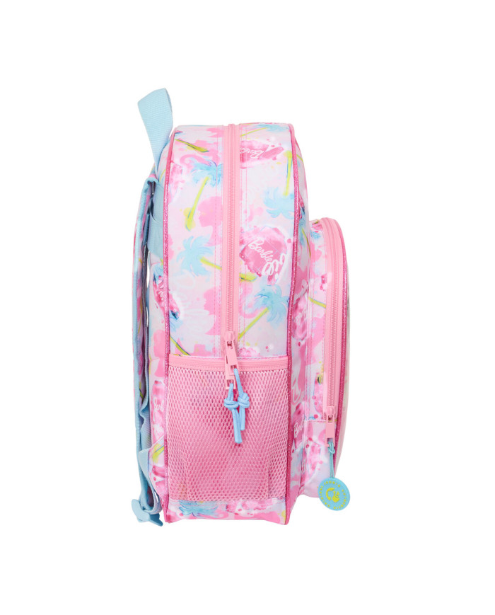 School Bag Barbie Painterly Pink Sky blue 32 x 38 x 12 cm