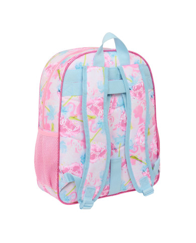 School Bag Barbie Painterly Pink Sky blue 32 x 38 x 12 cm