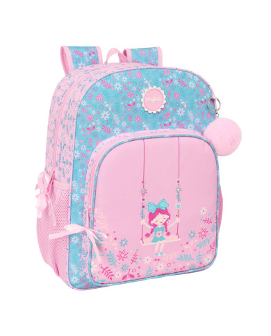 School Bag Glow Lab Swing Multicolour 33 x 42 x 14 cm
