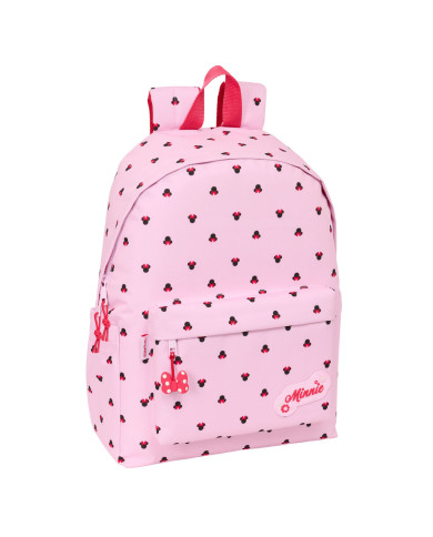School Bag Minnie Mouse Naive Pink 31 x 43 x 13 cm