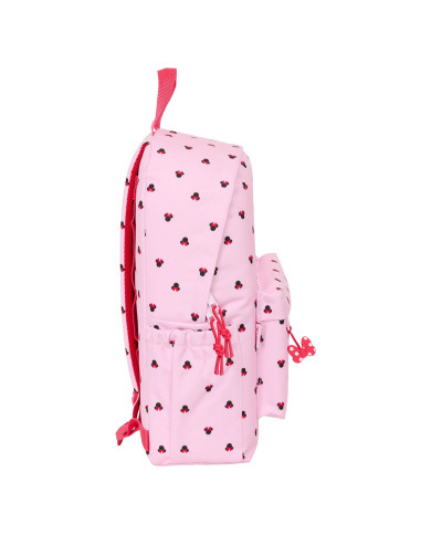 School Bag Minnie Mouse Naive Pink 31 x 43 x 13 cm
